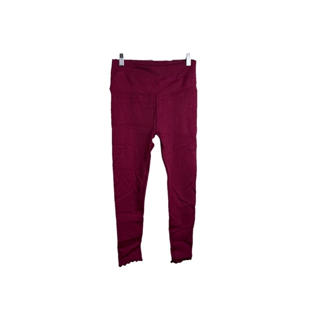 Spiritual Gangster Love Sculpt 7/8 Ruffle Legging Ribbed